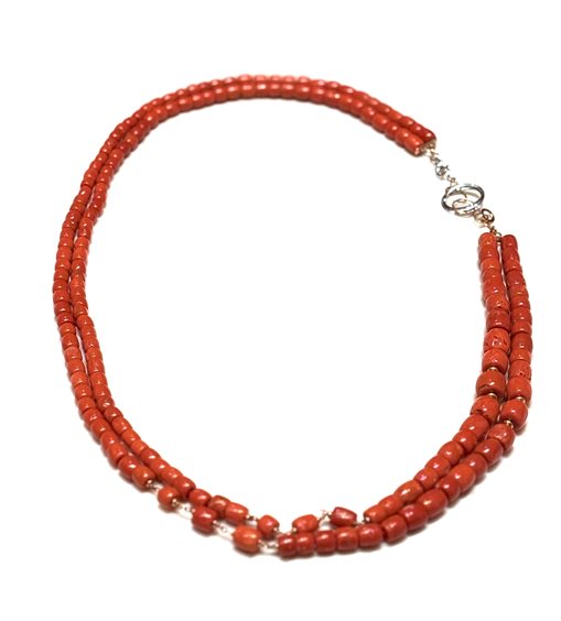 Halskette Silvia Kelly Dame CORALLO in Rosègold Corallo C430/3B-351942 - C430/3B-351942